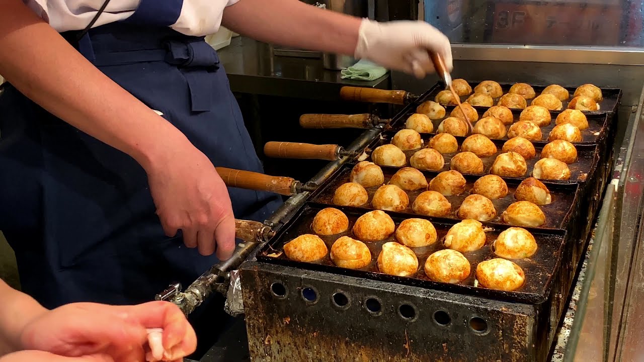 Delicious takoyaki